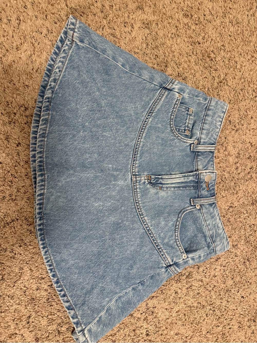 Universal Thread Light Blue Denim Skort